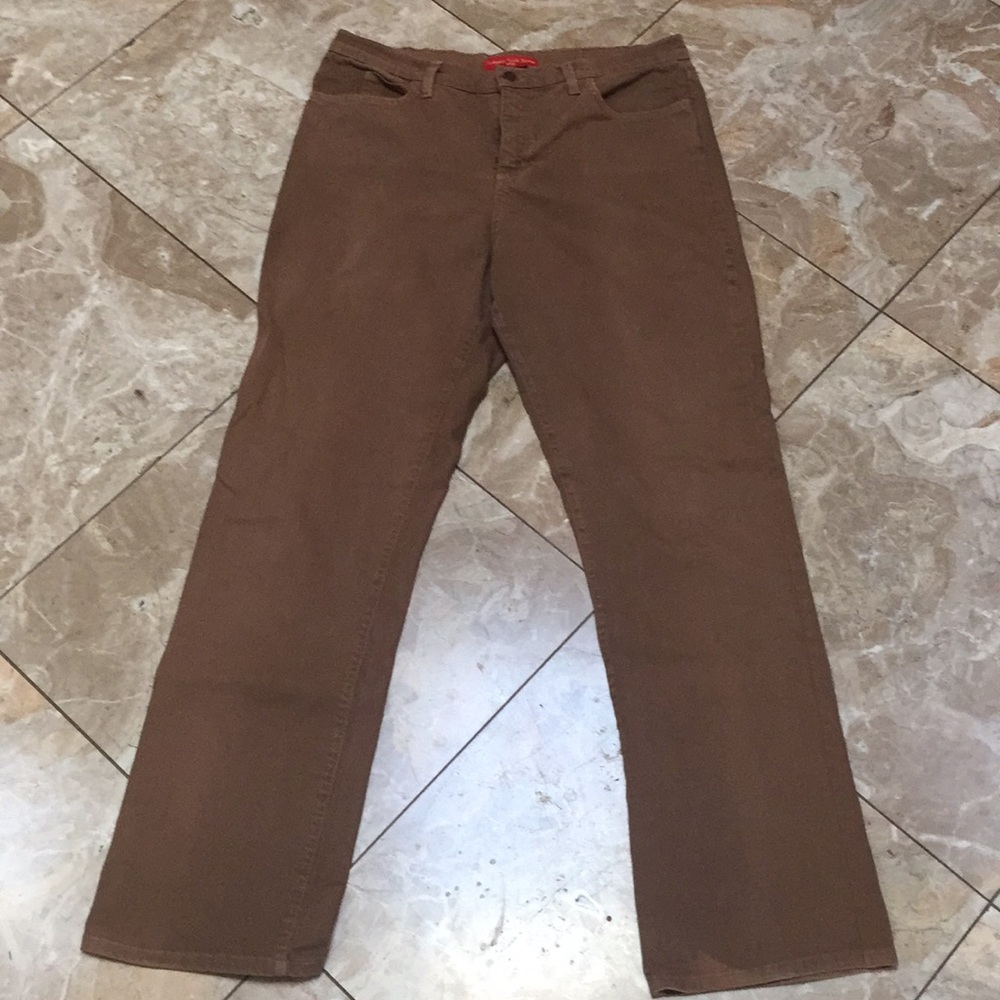 Nydj stretch canvas bootcut jeans